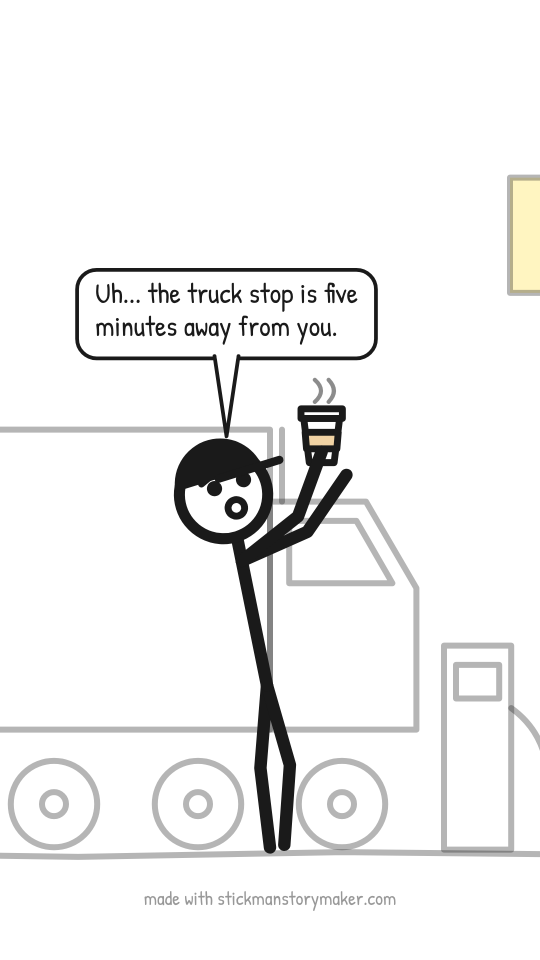 Preview: a scene from the "Dispatcher on the phone" stick figure video